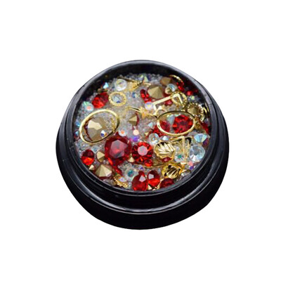 

Mixed Colorful Rhinestones For Nails 3D Crystal Stones For Women Nail Art Decorations Diy Design 5