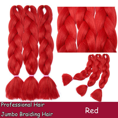 

Braiding Hair Ombre for crochet Hair Weave with Synthetic&Twist Braiding Hair Extensions Dark black 100gpc