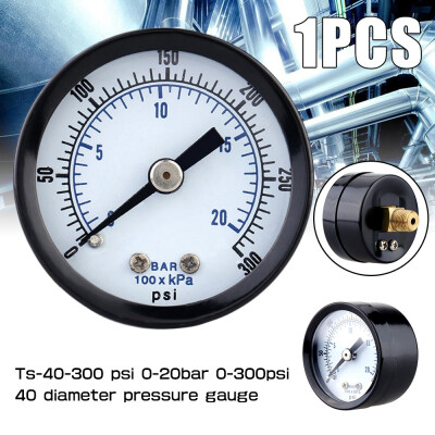 

0-20Bar 0-300PSI Pressure Gauge Mini Pressure Gauge Manometer Air Compressor Pneumatic Hydraulic Fluid