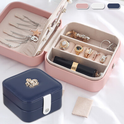 

Willstar Portable Jewellery Box Organizer Travel Boxes Jewelry Ornaments Storage Case New