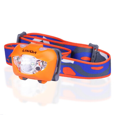 

LIXADA Ultra Bright Headlamp Flashlight IR Sensor White Red Strobe Emergency Water-resistant Light Running Walking Camping Reading