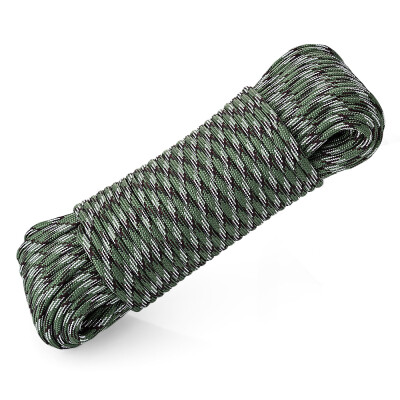 

9 Strand Parachute Cord High Strength Braid Polyester Rope for Outdoor Camping