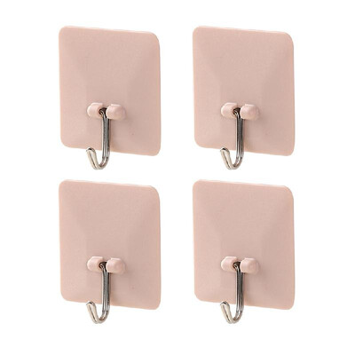 

Plastic Seamless Strong Nail Hook Bathroom Kitchen Glue Sticky Magic Door Hook Coat Hook Door Versatility Hanger