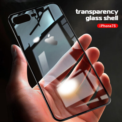 

NeillieN Mobile phone caseToughened glass mobile phone shell fall-proof for Apple series protective shellTransparent case