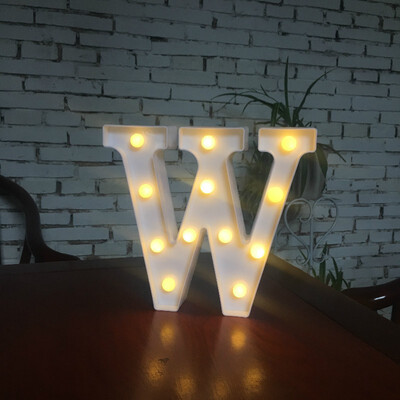 

NeillieN Twenty-six LED alphabetic lights decorative modelling lights plastic alphabetic digital night lightsDecorative lamp