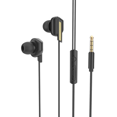 

35mm Wired Headphones In-Ear Earbuds Noise Isolating Smart Phone Earphone Stereo Music Headset In-line Control Microphone