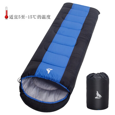 

Arctic wolf BeiJiLang sleeping bag thickening adult outdoor lunch break warm season camping portable dirty single cotton sleeping bag 24kg