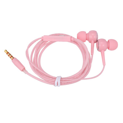 

35mm Wired Headphone In-Ear Headset Stereo Music Earphone Earpiece In-line Control Hands-free with Microphone for Smartphones Tab