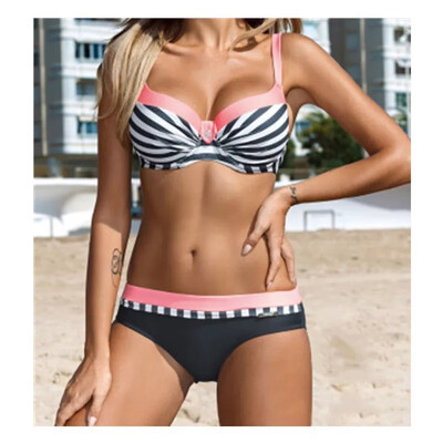

Aa-shop Women Sexy Bathing Suits Bikini Halter Fashion Beach Swimming Fashion Push Up Swimwear