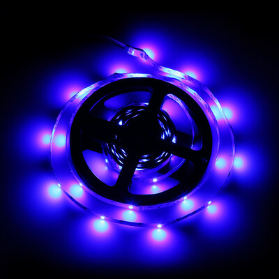 

HML LED Strip Light 5M 24W RGB SMD2835 300 LEDs with IR 24 Keys Remote Control DC Adapter