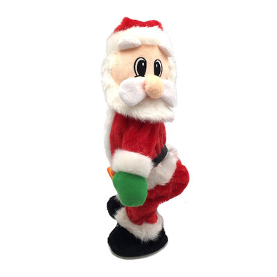 

NeillieN Electric doll toysChristmas electric Santa Claus toys hip shaking music electric doll toys Christmas decoration gifts