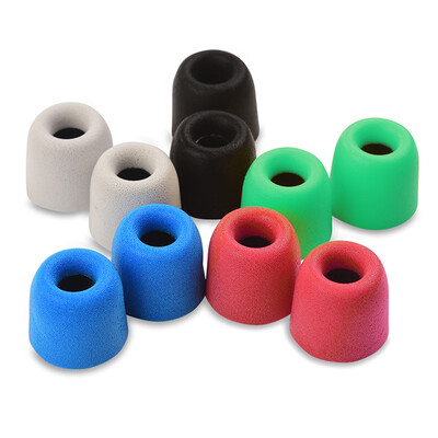 

5 Pairs Earphone Tips 49mm Memory Foam Tips Ear Pads for In-ear Earphone Headset Headphone 10 PCS