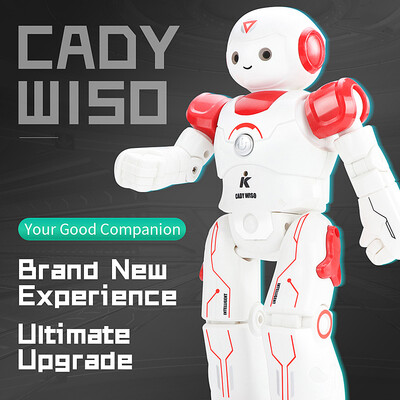 

JJRC R12 Cady Wiso RC Dancing Robot with Music LED Light Enlightment Educational Kids Toy Children Gift