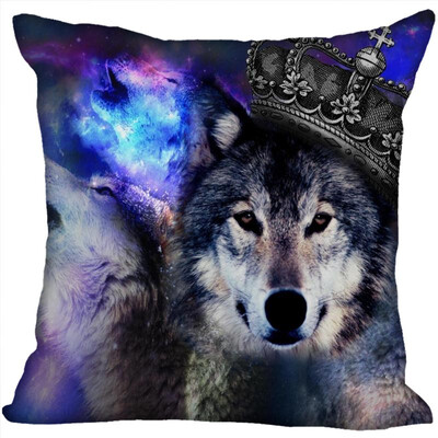 

Wolf Pillow Case High Quality New Years Pillowcase Wedding Decorative Pillow Cover Gift For Children 35x35CM