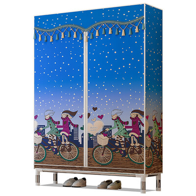 

Wardrobe Closet Clothes Storage Organizer Clothing Rack Clothes Closet Fleece Fabric Wardrobe Garment Storage Organizer