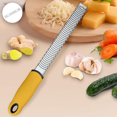 

Willstar Stainless Steel Silver Hand Cheese Grater Nutmeg Zester Lemon Citrus Microplane