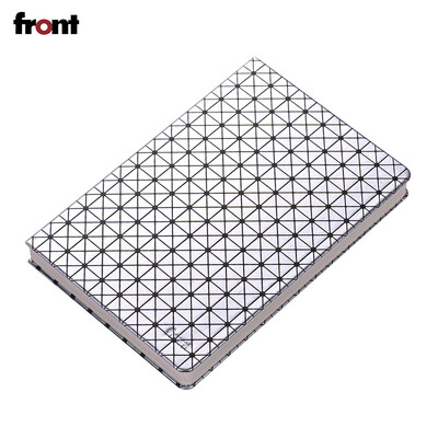 

front Exquisite Hard Cover A5 Notebook with Rainbow Color Spine BlankPlain Paper Travel Journal Diary Writing Sketching Notepad P
