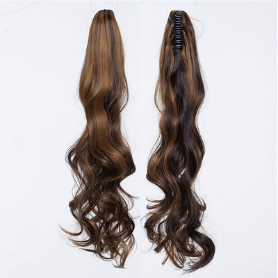 

24"-26" Claw Clip on Ponytail Real Long Pony Tail Clip in Hair Extensions