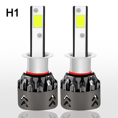 

1pair Automobile LED Headlamp Bulb 12V 60W 6500k white Car Fog Light Super Bright Spotlight lamp H1 H11 9006 H7 H4 Car Headlight