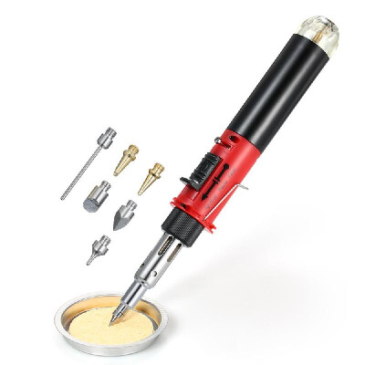 

Gas Soldering Iron 12 in 1 Professional Pen Type Butane Gas Electric Soldering Iron Set Dual Function Flame Ignitor Welding Tool F