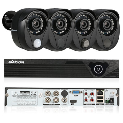 

KKmoon 4CH 1080N Digital Video Recorder 1pcs AHD 1080P Camera with Normal Function 1pcs 1080P AHD Camera with Siren Function