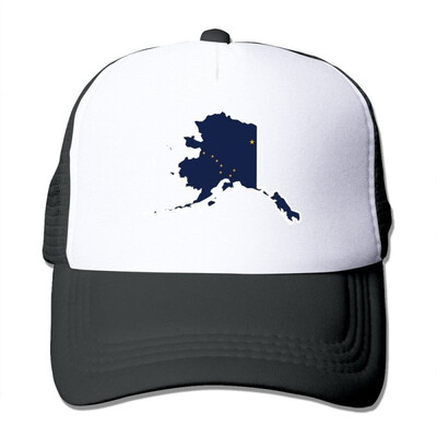 

Flag Map Of Alaska Mesh Unisex Adult-one Size Snapback Trucker Hats
