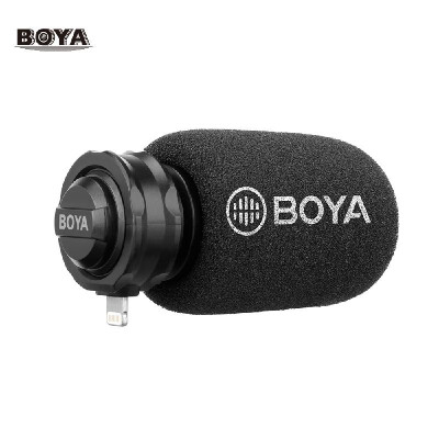 

BOYA BY-DM200 Digital Stereo Cardioid Condenser Microphone MFI Certified Superb Sound for iOS Devices Recording for iPhone iPad i