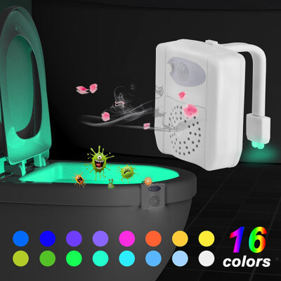 

Willstar LED Toilet Bathroom Night Light PIR Motion Activated Seat Sensor Color Changing