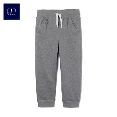 

GAP flagship store childrens clothing baby boy sports pants fleece lining childrens trousers baby casual beam pants pants 398652 mixed color woollen gray 90cm 18-24 months