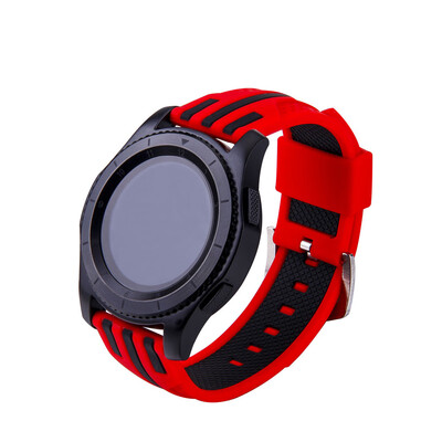 

Stripes Watch Band for Samsung Gear S3 Frontier Sport Silicone Rubber WatchStrap