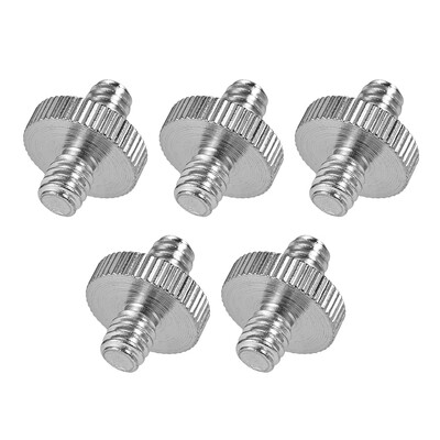 

10pcs Screw Adapter 14"-20 Male to 14"-20 Male Screw 14"-20 Male to 38"-16 Male Screw Mounting Converter for Camera Tripod Mon