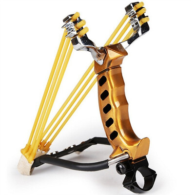 

Powerful hunting Slingshot Crossbow Hunting Sling Shot Catapult Bow Outdoor Camping Travel Kits Wrist Flat Rubber Band slingshots