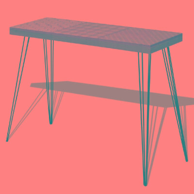 

Console Table 354"x118"x28" Gray