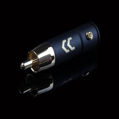 

Copper Colour CC RCA-1 signal cable plug RCA plug hifi audio copper gold-plated connector