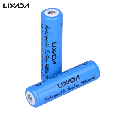 

Lixada 2pcs 18650 Rechargeable Battery 3000mAh 37V High Capacity for LED Flashlight Torch Lamp Headlight Headlamp with PCB