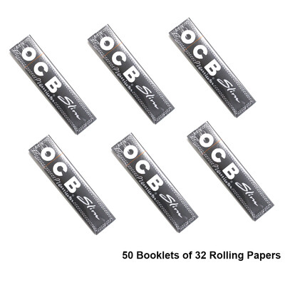 

50 Booklets Roll Cigarette Papers King Size Natural Smoking Cigarettes Rolling Paper Holder Slim Wrapping Papers Filter Hemp Wraps
