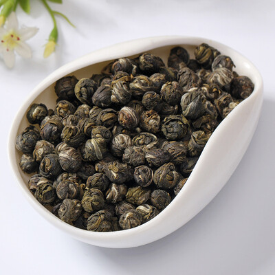 

Fresh Natural Organic China Jasmine Dragon Pearl Green Tea Slimming Flower Kung Fu Tea