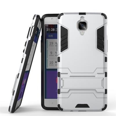 

Goowiiz Phone Case For OnePlus 3 Armor PCTPU Silicone Hard Bracket Double Protection