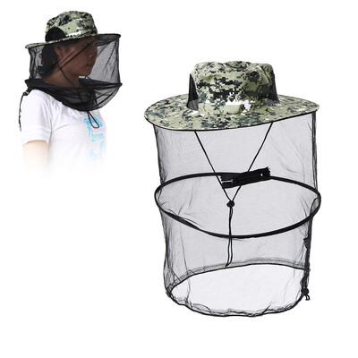 

Mosquito Repellent Hat Protective Mask Cover Insect Bug Bee Repellent Head Mesh Netting Outdoor Camping Hiking Gardening Bee Keepi