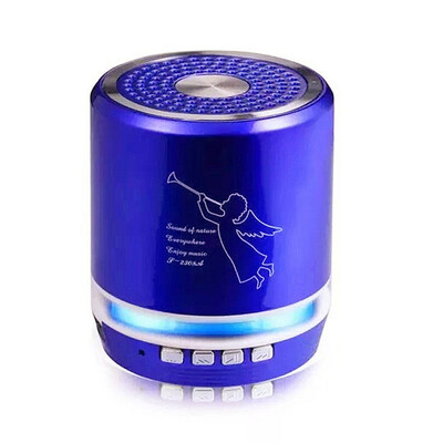 

Gute hot mini column LED light Bluetooth wireless speaker woofer Radio FM handfree portable enceinte bluetooth portable puissant