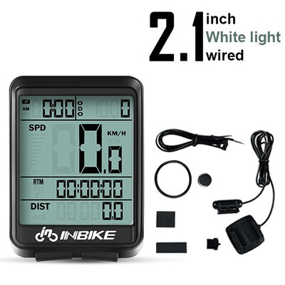 

INBIKE Waterproof Bicycle Computer Wireless MTB Bike Cycling Odometer Rainproof Stopwatch Speedometer Watch LED Digital Rate