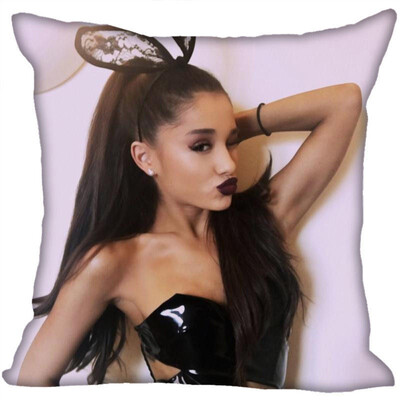 

Ariana Grande Pillow Cover Bedroom Home Office Decorative Pillowcase Square Zipper Pillow Cases Satin Soft No Fade 35x35CM 35x35CM 35x35CM