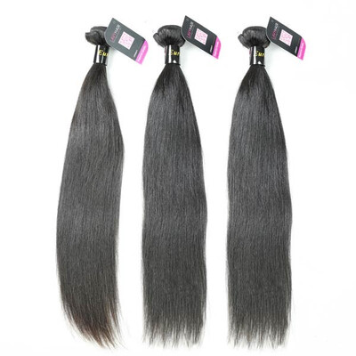 

Superior Grade mix 3 or 4 bundles European Straight Virgin Human Hair Extensions