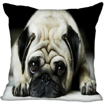 

Pug Hot Sale Pillow Case High Quality New Years Pillowcase Decorative Pillow Cover For Wedding Decorative Christmas