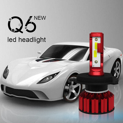 

1pair Car Headlight Bulb 12V 50W 6000K spotlight H4 LED car Headlamp Car auxiliary driving lights 9005 9006 H4 H7 Auto fog lamp