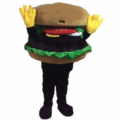 

LangtengHamburger Mascot Costume Cartoon Cosplay Party Halloween Christmas Festival Performance