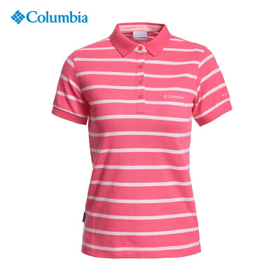 

Columbia POLO shirt outdoor ladies lapel moisture-absorbing short-sleeved T-shirt PL2787 673 S