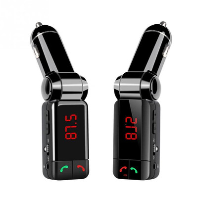 

Car Bluetooth transmitter BC06B LCD MP3 FM Transmitter SD USB Charger Handsfree Mp3 Player Aux Input for iOS&Android Phones