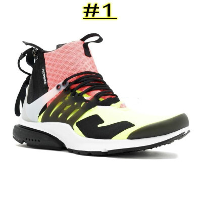 

Brand New ACRONYM Presto Mid V2 Designer Shoes Camouflage Graffiti Men Women Running Shoes Racer Pink Cool Grey Darts Sneakers