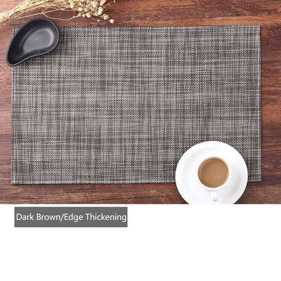 

NeillieN environmentally friendly PVC woven mat Hotel Western dish mat bowl mat heat insulation mat water wash quick dry mat
